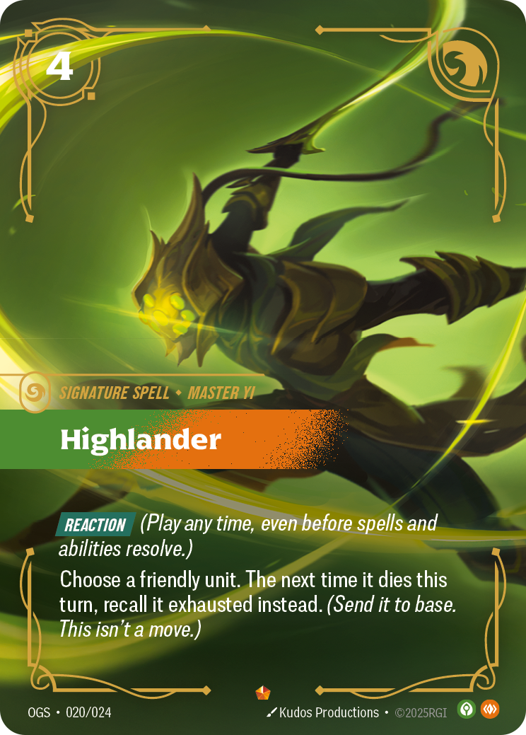 Riftbound Spell: Highlander