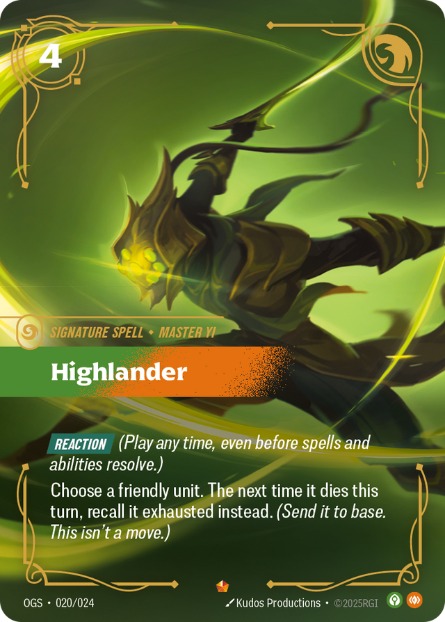 Riftbound Spell: Highlander