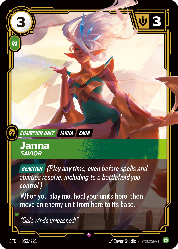 Riftbound Champion Unit: Janna