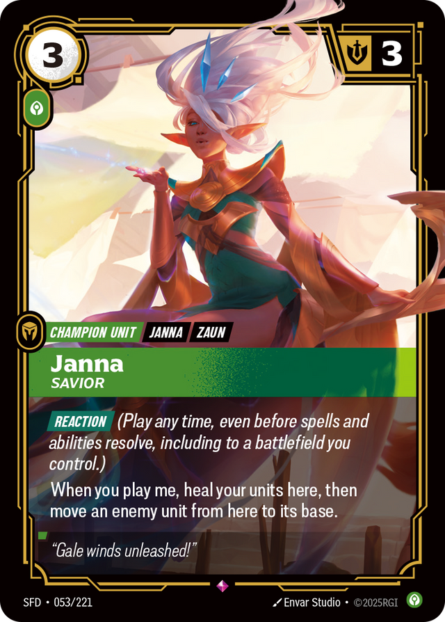 Riftbound Champion Unit: Janna