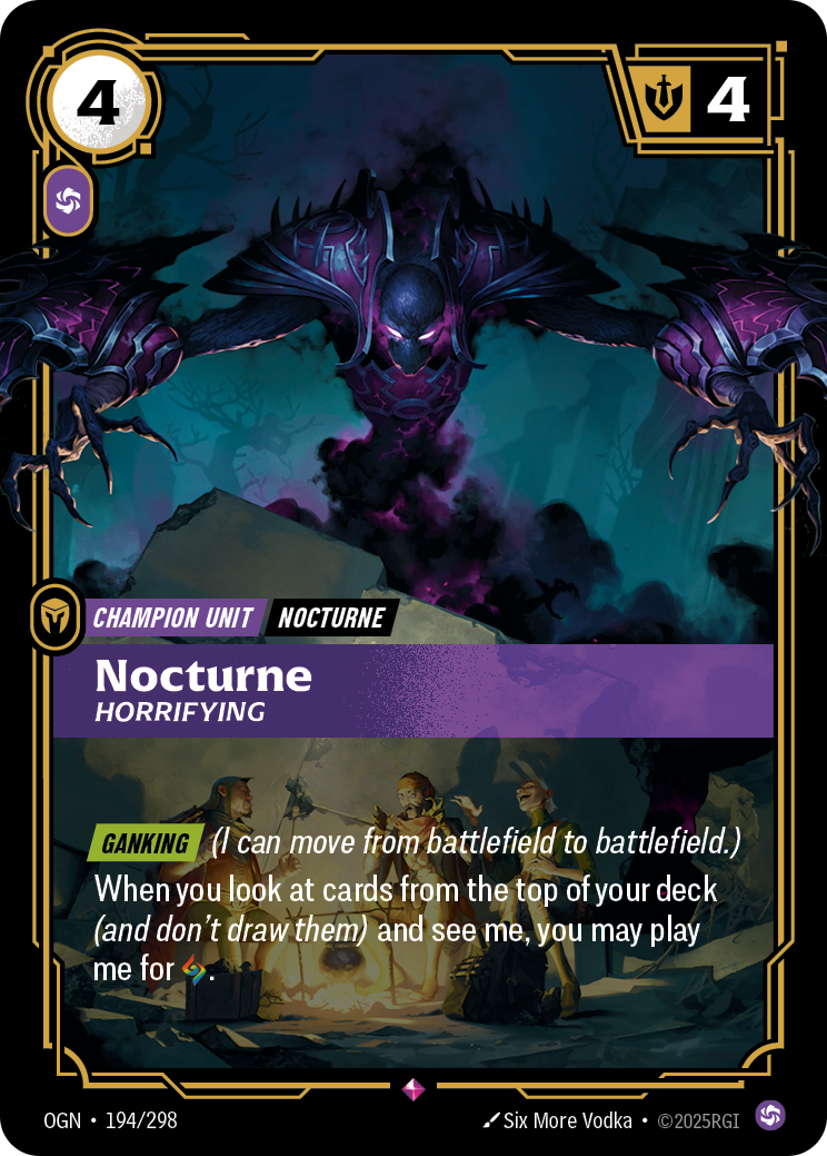 Riftbound Champion Unit: Nocturne