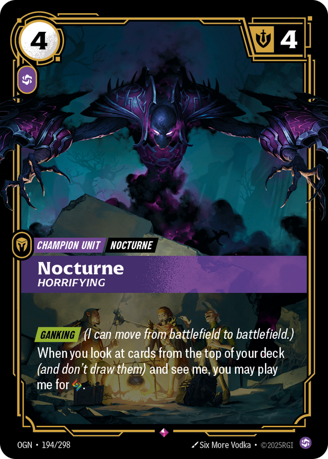 Riftbound Champion Unit: Nocturne