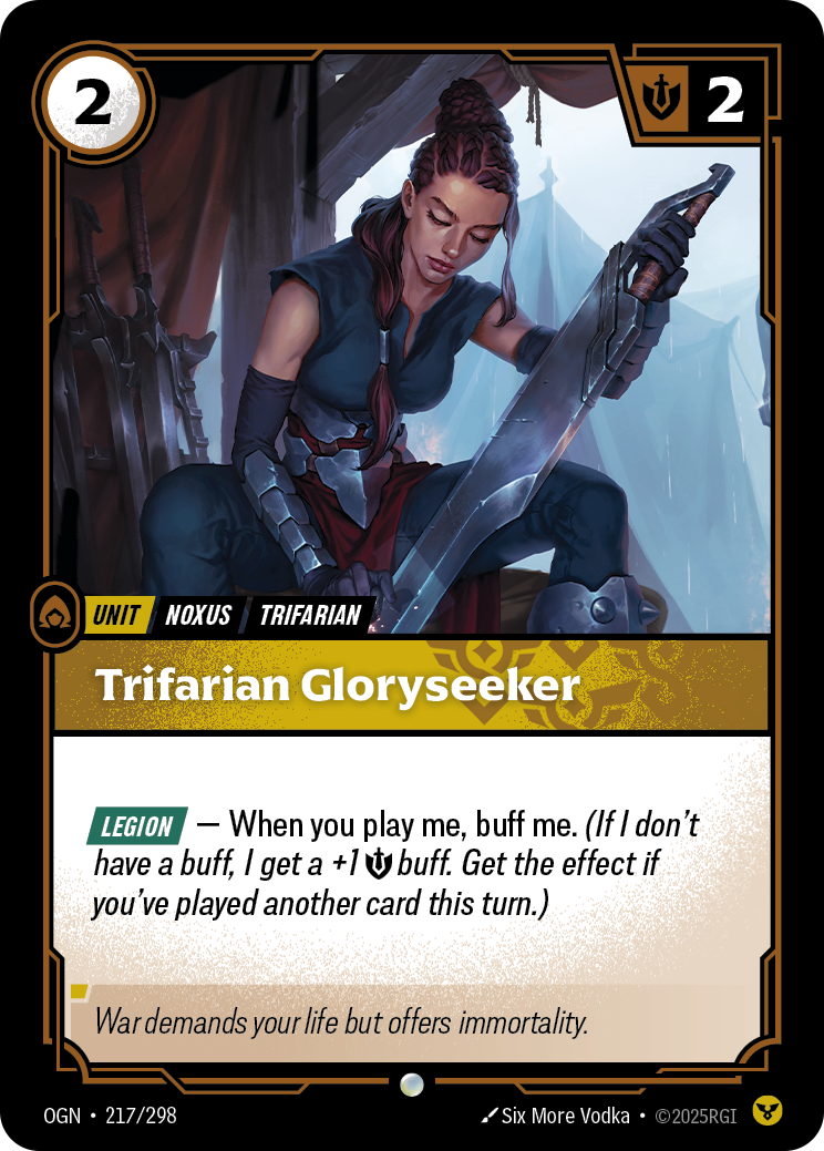 Riftbound Unit: Trifarian Gloryseeker
