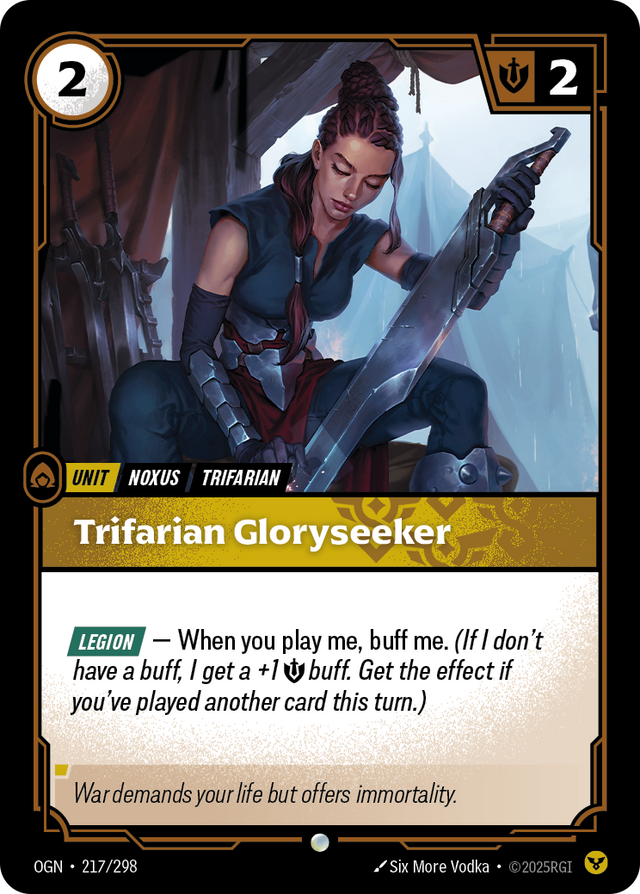 Riftbound Unit: Trifarian Gloryseeker