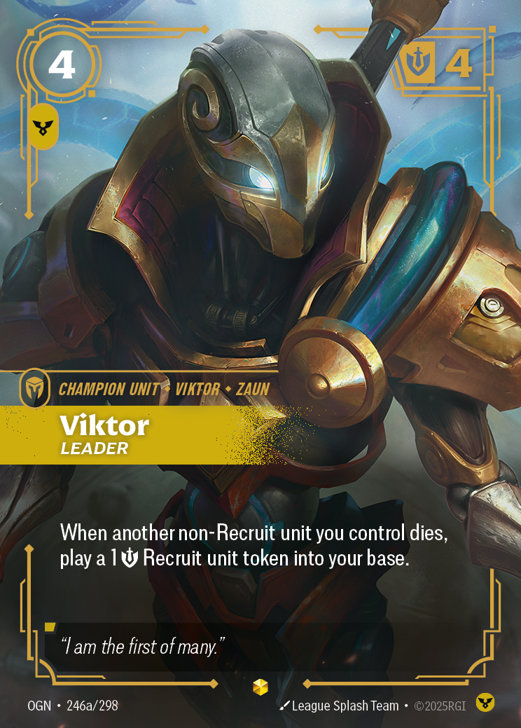 Riftbound Champion Unit: Viktor