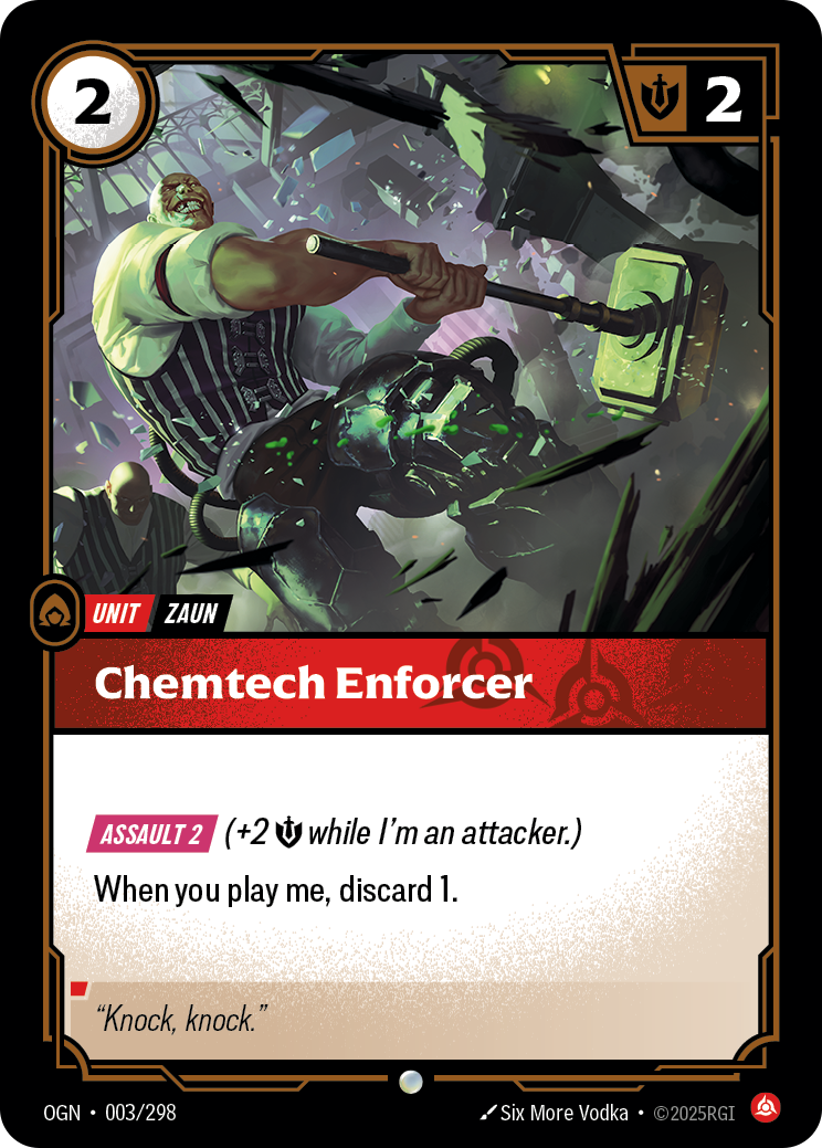 Riftbound Unit: Chemtech Enforcer