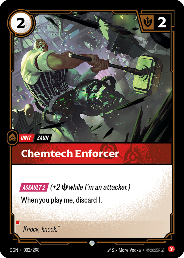 Riftbound Unit: Chemtech Enforcer