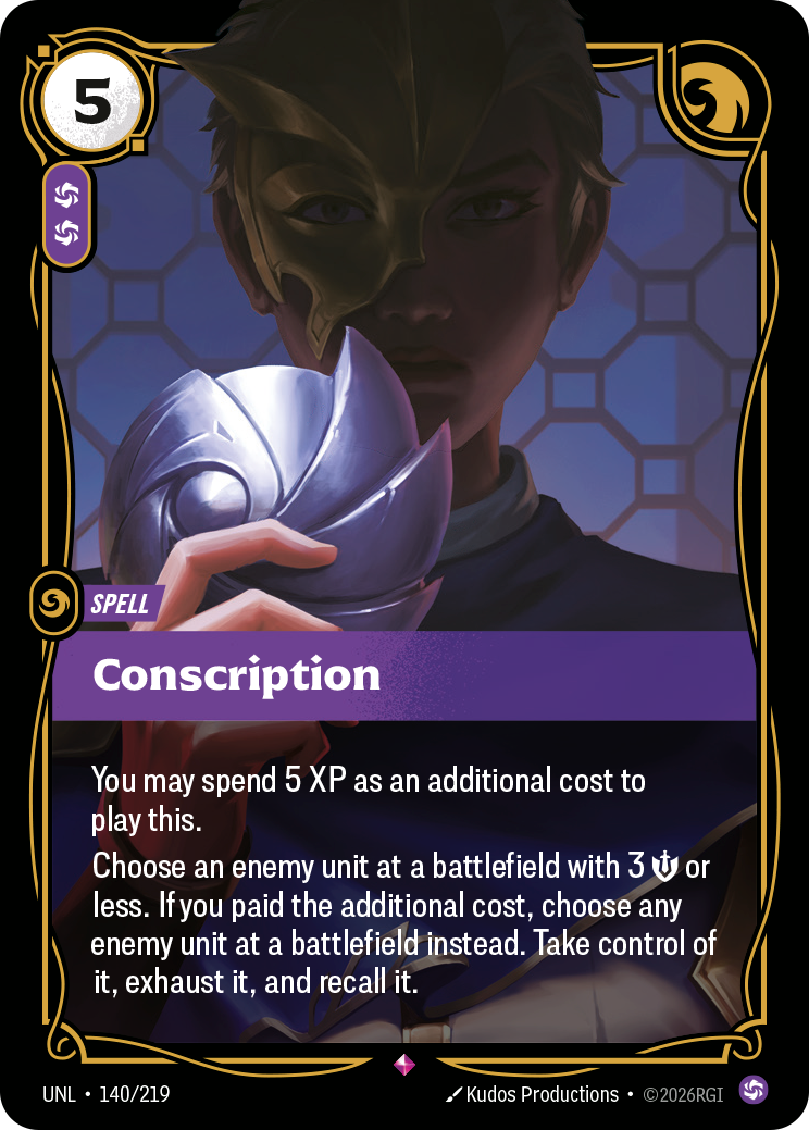 Riftbound Spell: Conscription