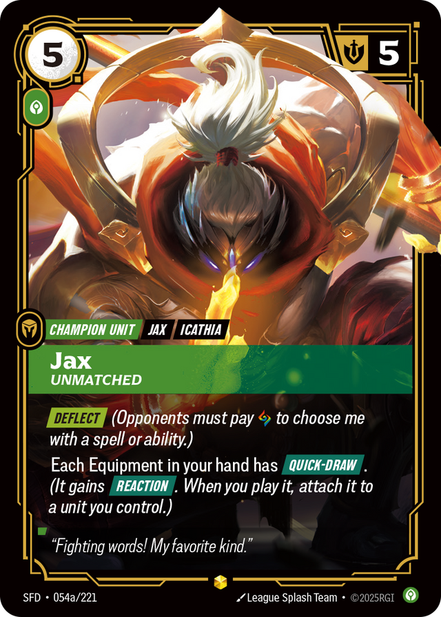 Riftbound Champion Unit: Jax