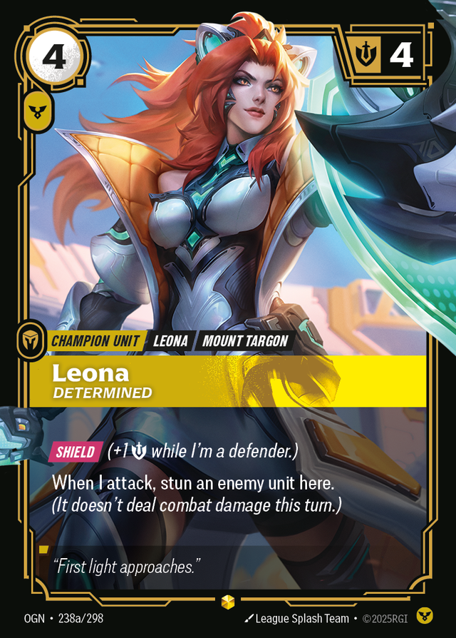 Riftbound Champion Unit: Leona