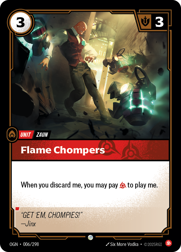 Riftbound Unit: Flame Chompers