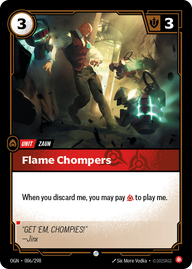 Riftbound Unit: Flame Chompers