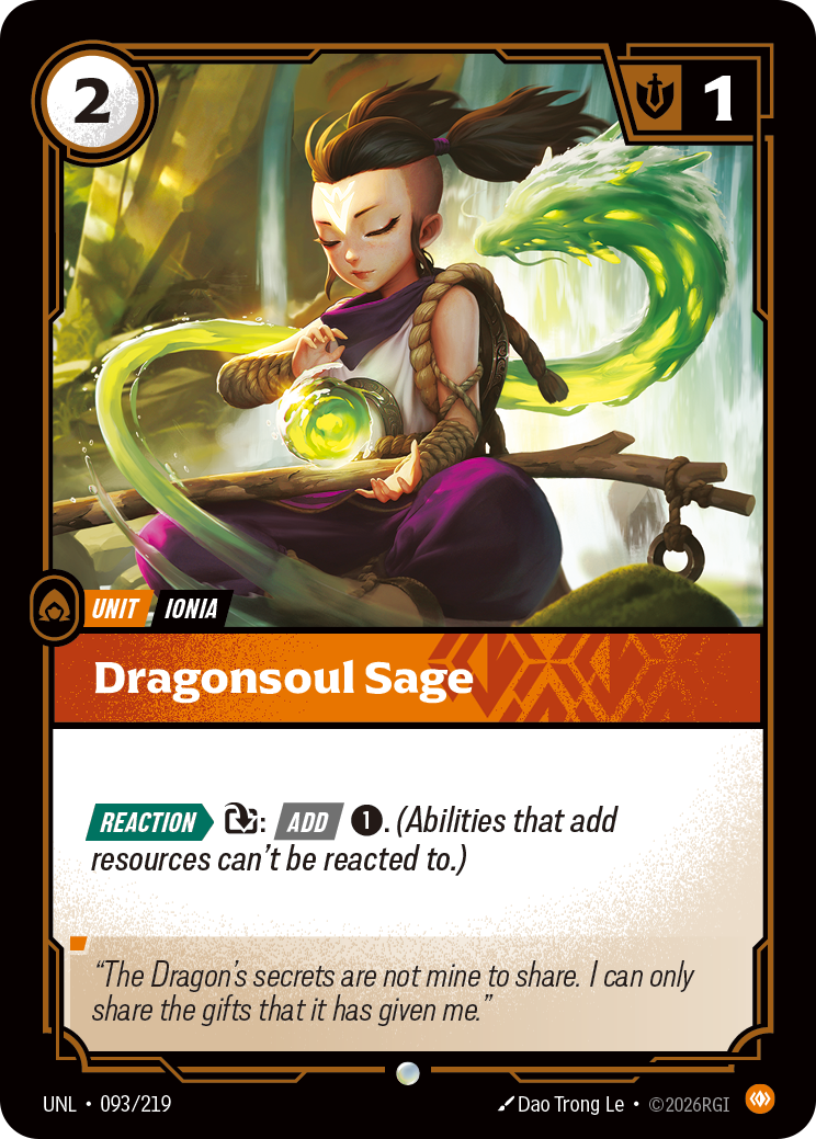 Riftbound Unit: Dragonsoul Sage