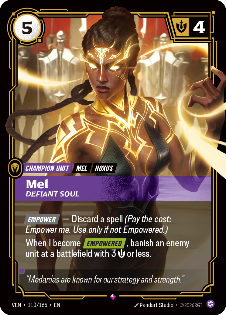 Riftbound Champion Unit: Mel