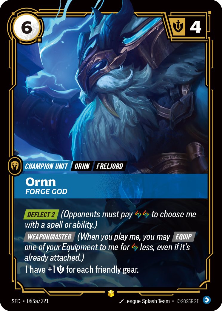 Riftbound Champion Unit: Ornn