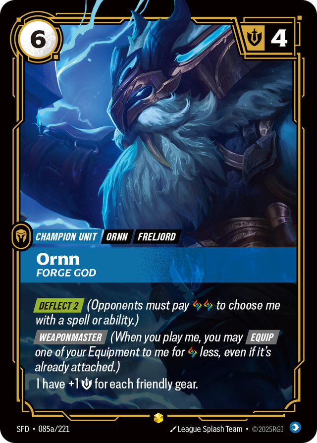 Riftbound Champion Unit: Ornn
