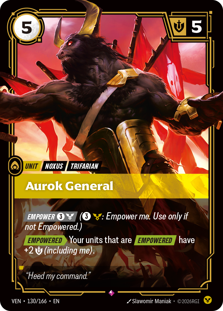 Riftbound Unit: Aurok General