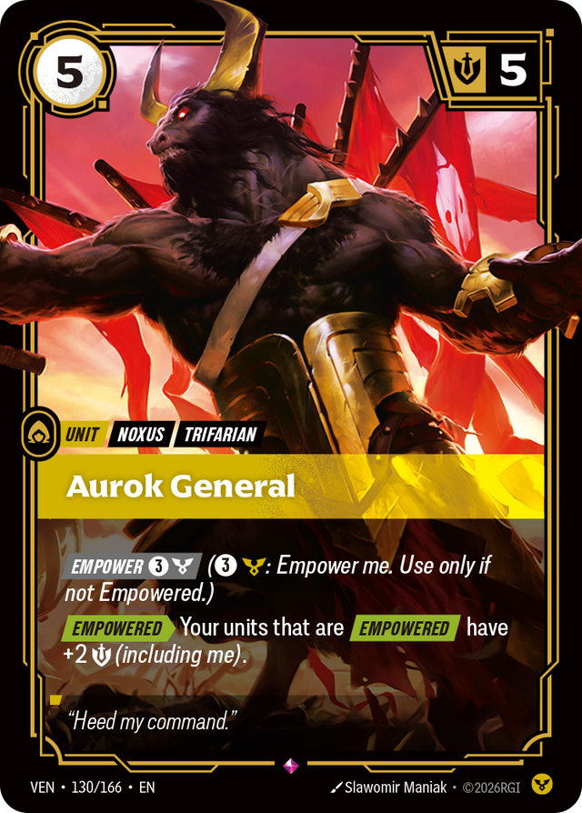 Riftbound Unit: Aurok General