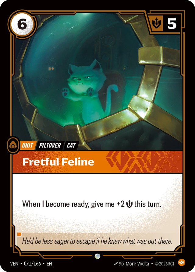 Riftbound Unit: Fretful Feline