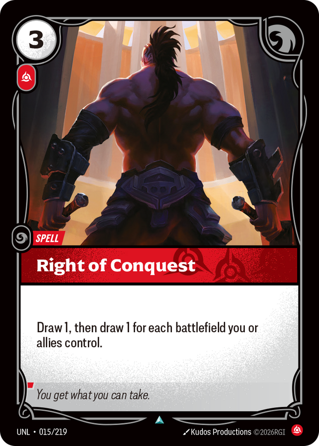 Riftbound Spell: Right of Conquest