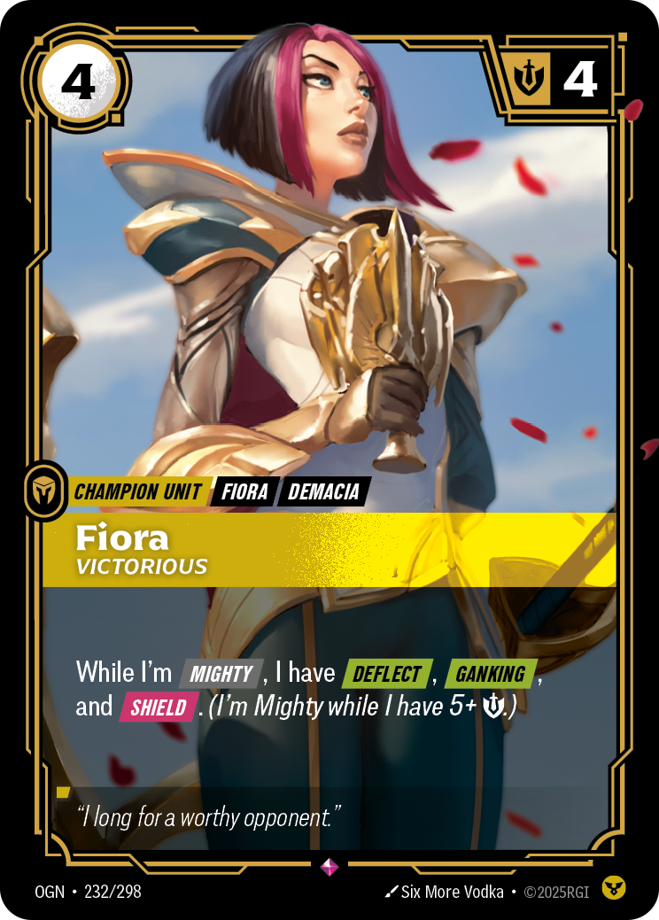 Riftbound Champion Unit: Fiora