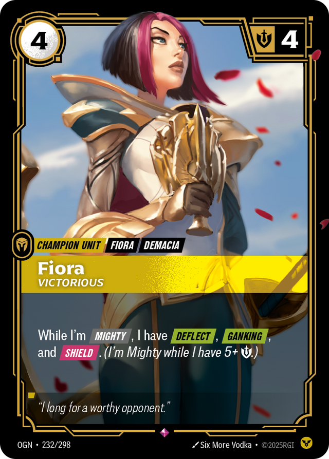 Riftbound Champion Unit: Fiora