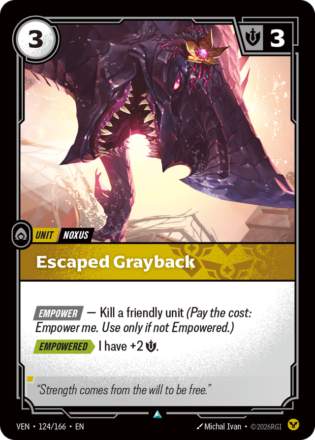 Riftbound Unit: Escaped Grayback