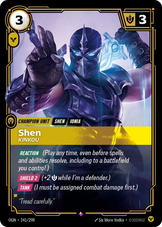 Riftbound Champion Unit: Shen