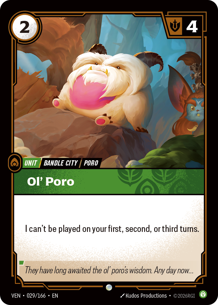 Riftbound Unit: Ol' Poro