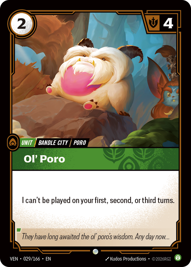 Riftbound Unit: Ol' Poro