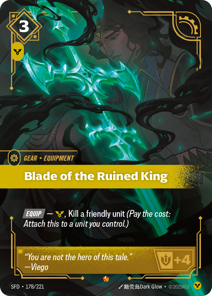 Riftbound Gear: Blade of the Ruined King