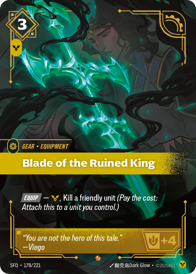 Riftbound Gear: Blade of the Ruined King