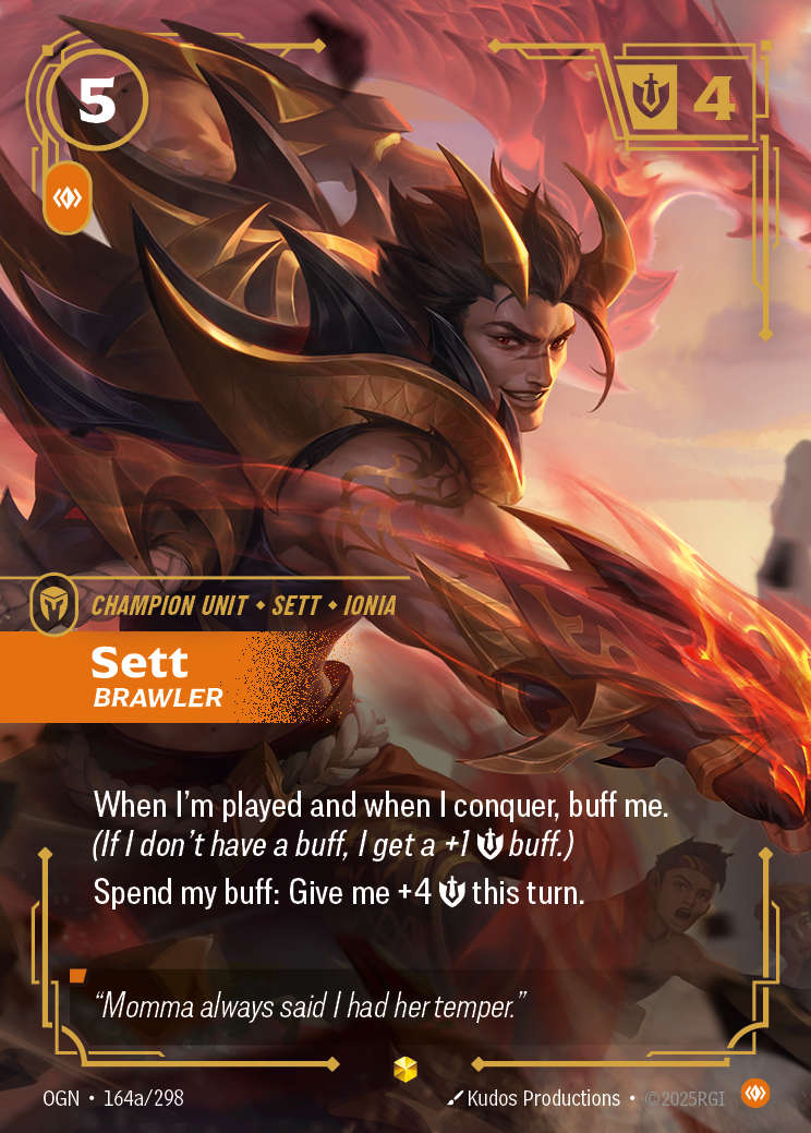 Riftbound Champion Unit: Sett