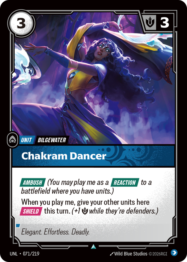 Riftbound Unit: Chakram Dancer