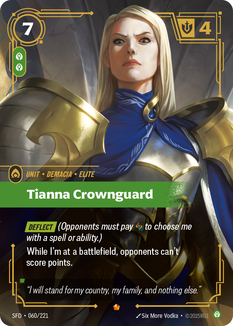 Riftbound Unit: Tianna Crownguard