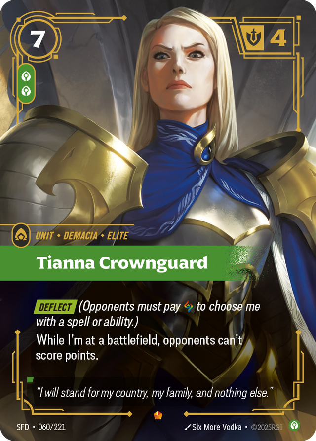 Riftbound Unit: Tianna Crownguard