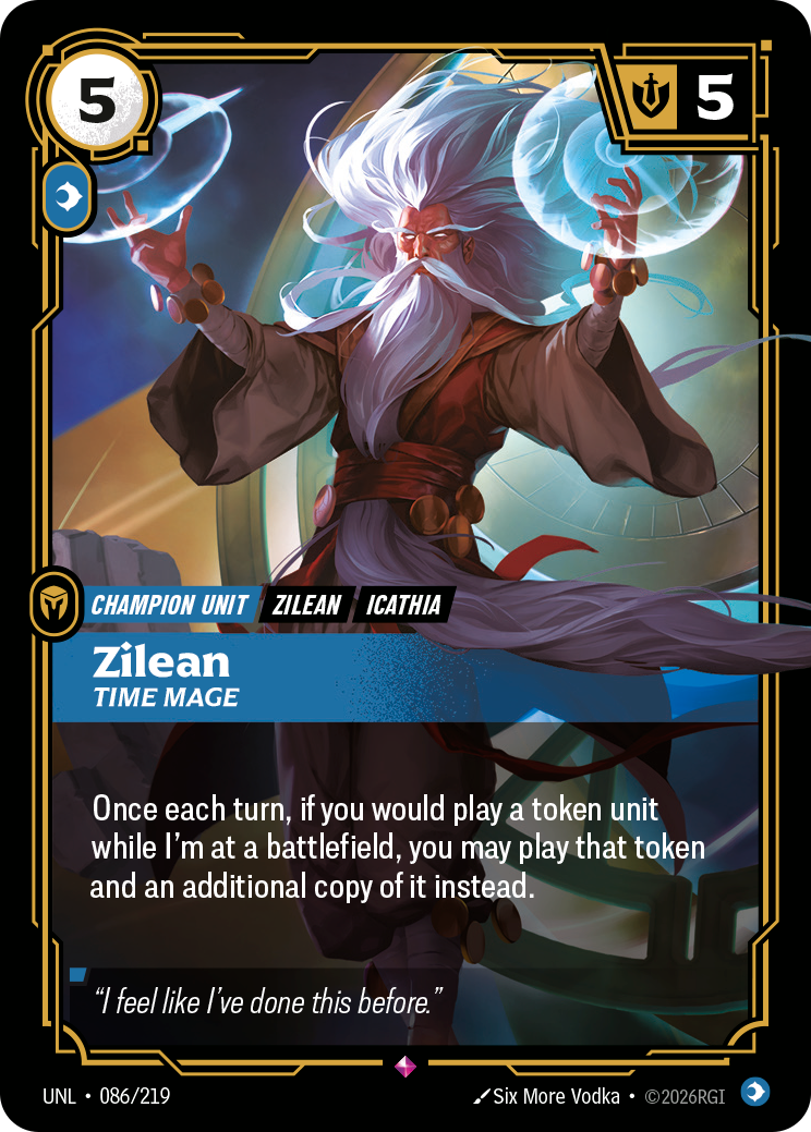 Riftbound Champion Unit: Zilean