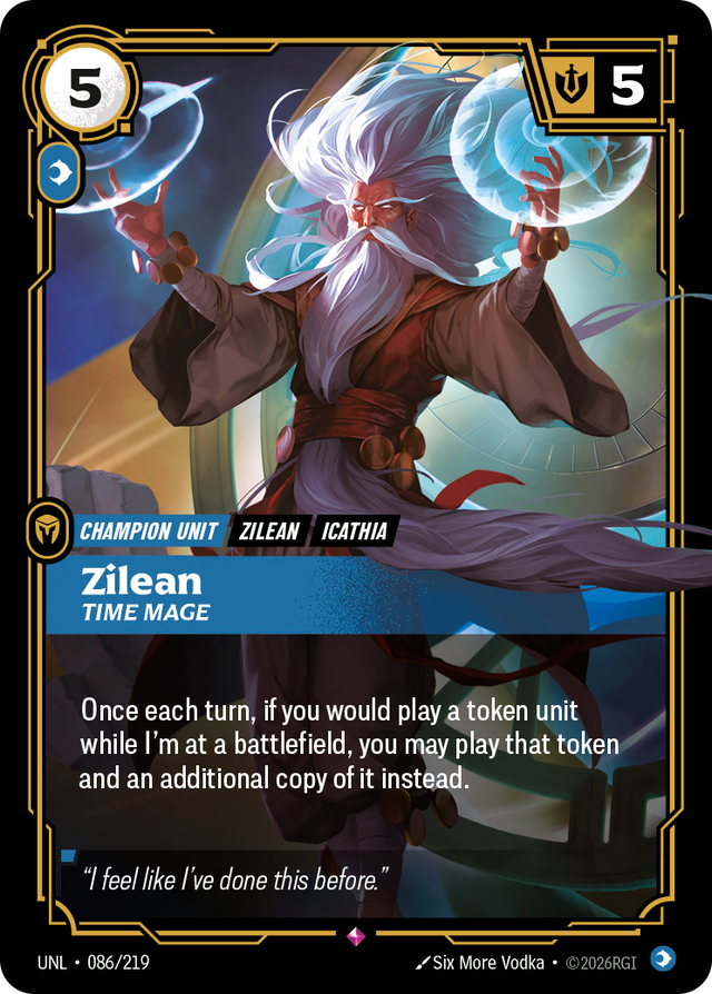 Riftbound Champion Unit: Zilean
