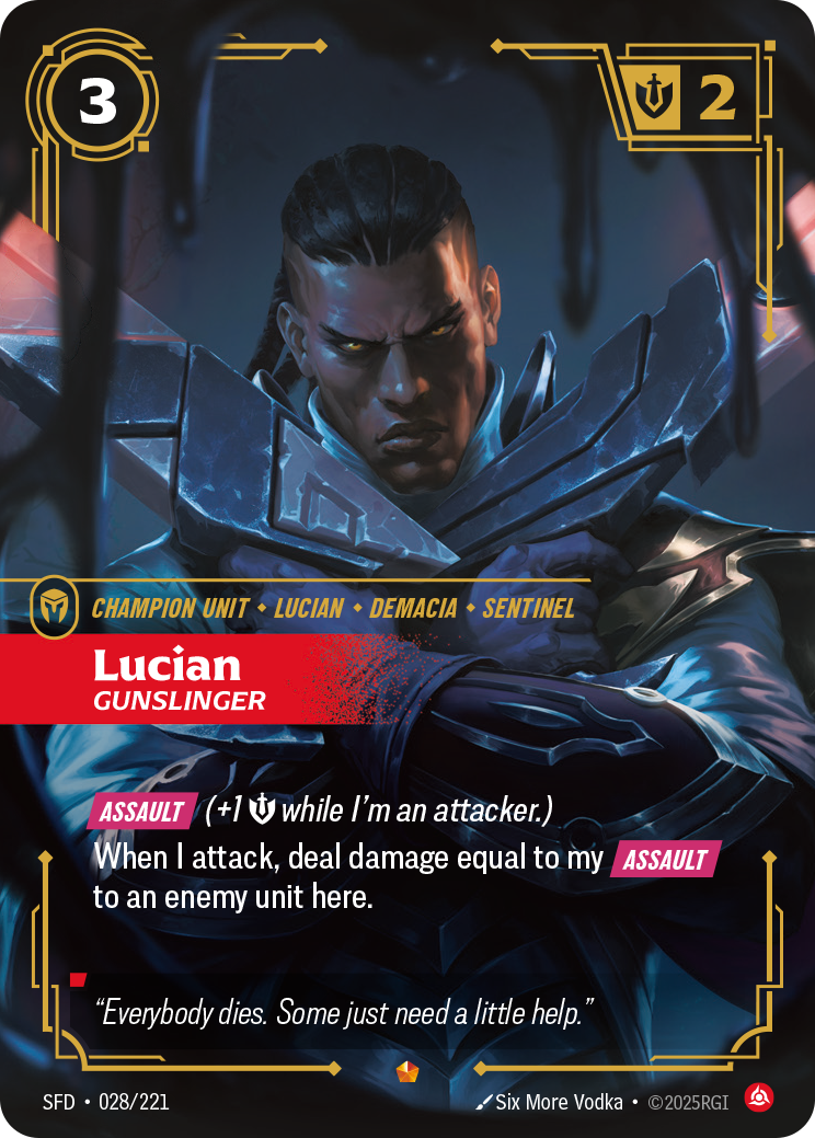 Riftbound Champion Unit: Lucian