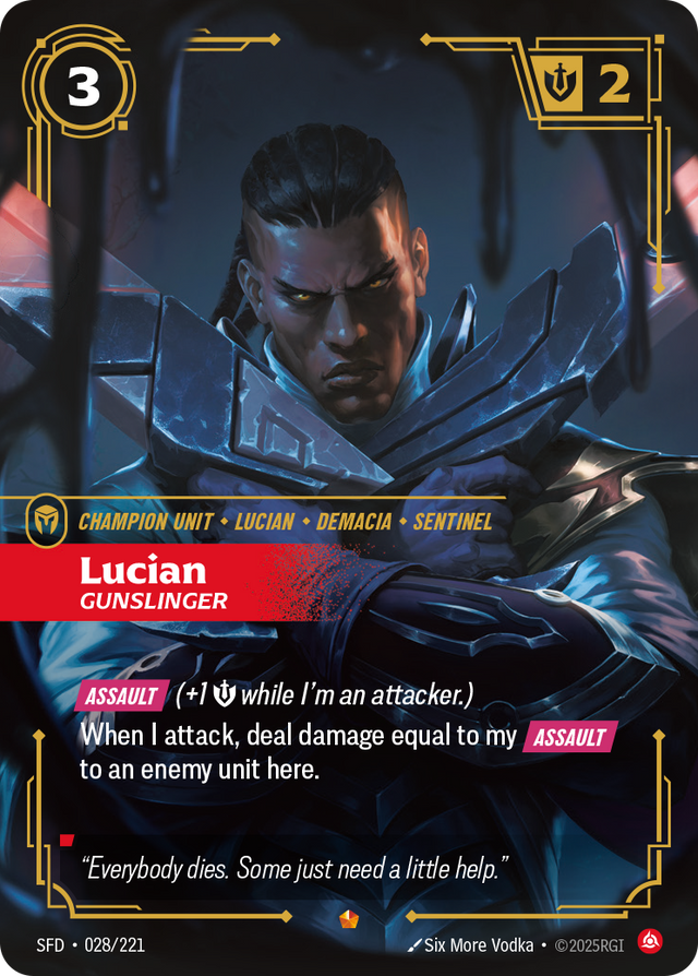 Riftbound Champion Unit: Lucian