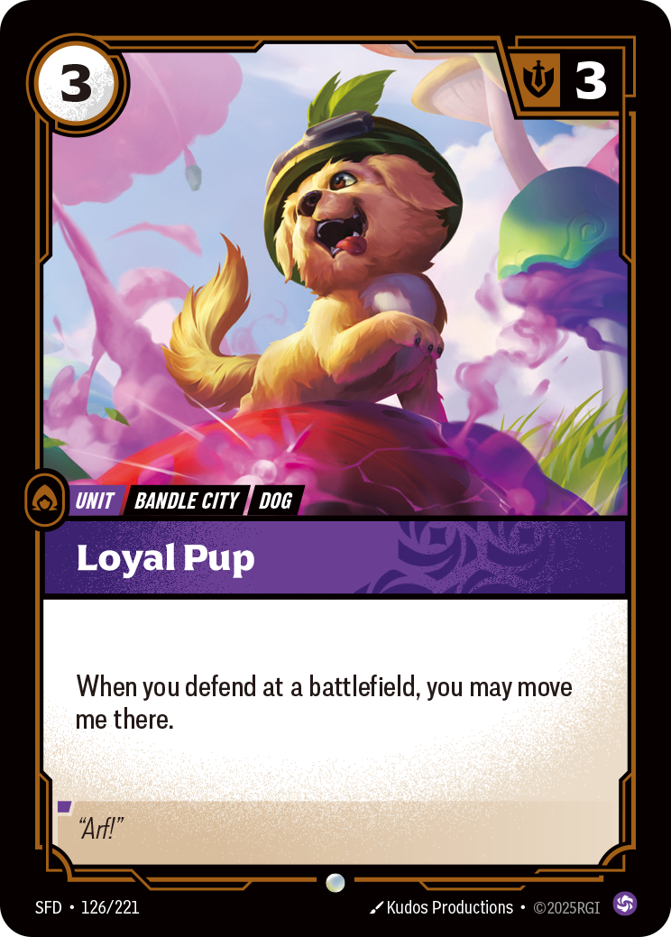 Riftbound Unit: Loyal Pup