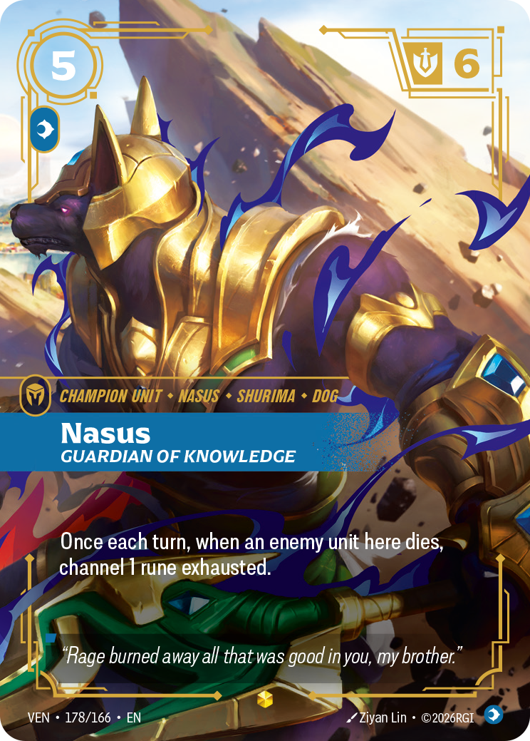 Riftbound Champion Unit: Nasus