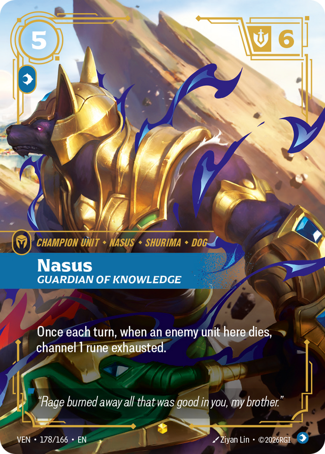 Riftbound Champion Unit: Nasus