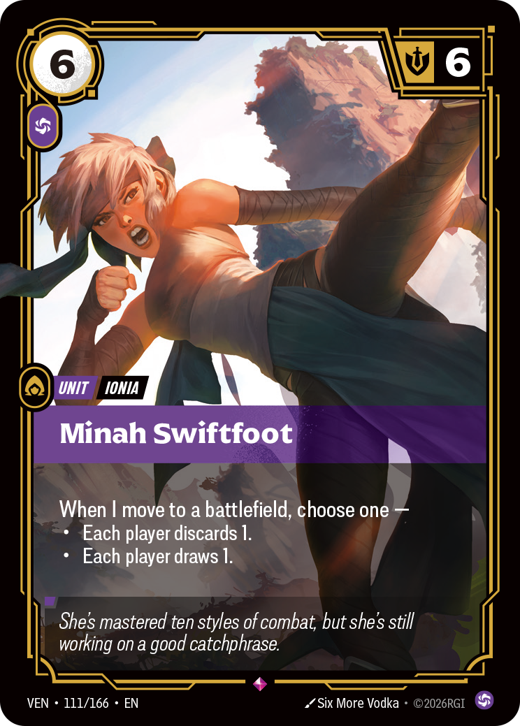 Riftbound Unit: Minah Swiftfoot