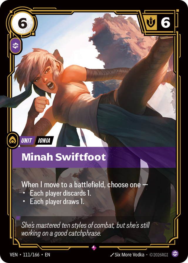 Riftbound Unit: Minah Swiftfoot