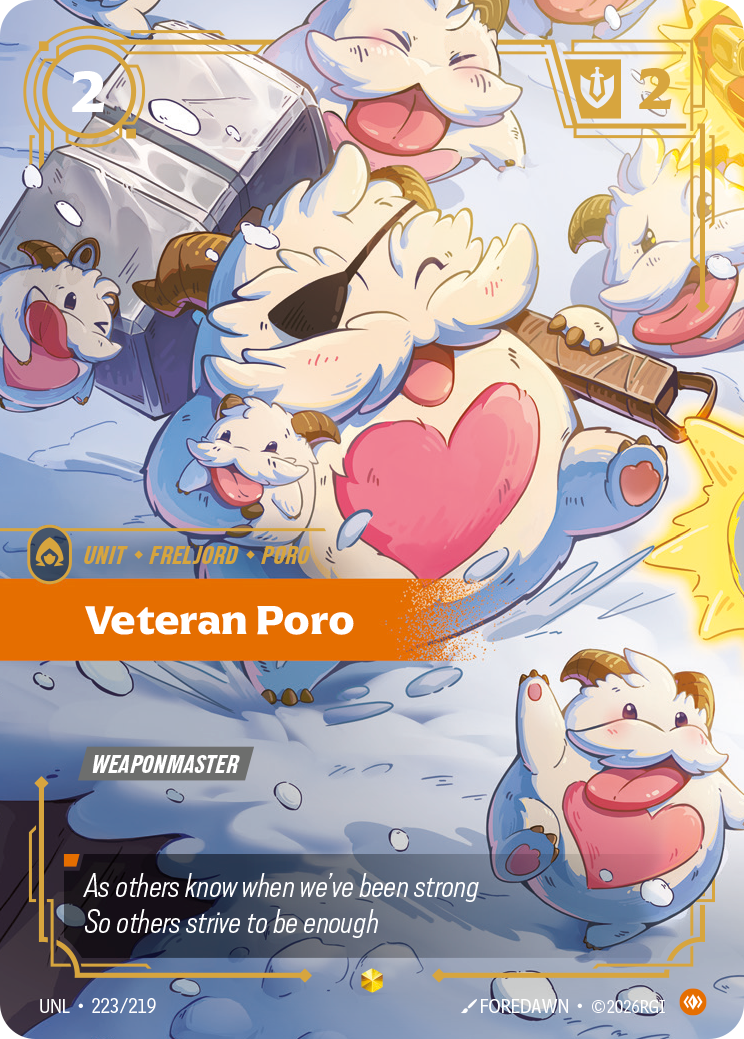 Riftbound Unit: Veteran Poro