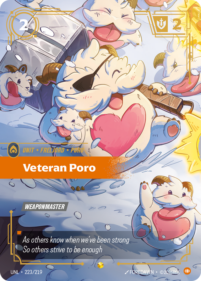 Riftbound Unit: Veteran Poro