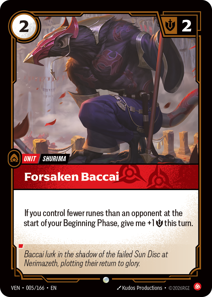 Riftbound Unit: Forsaken Baccai
