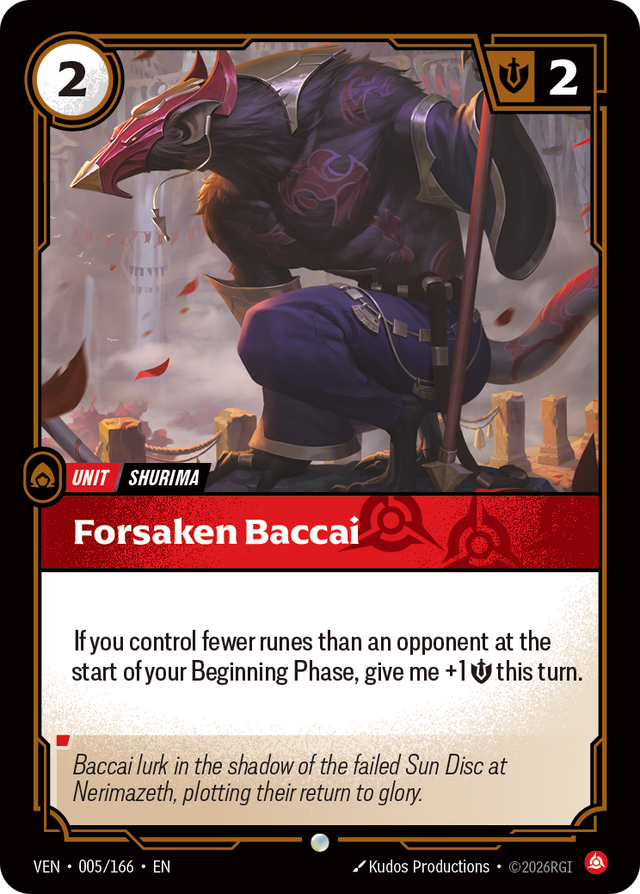 Riftbound Unit: Forsaken Baccai