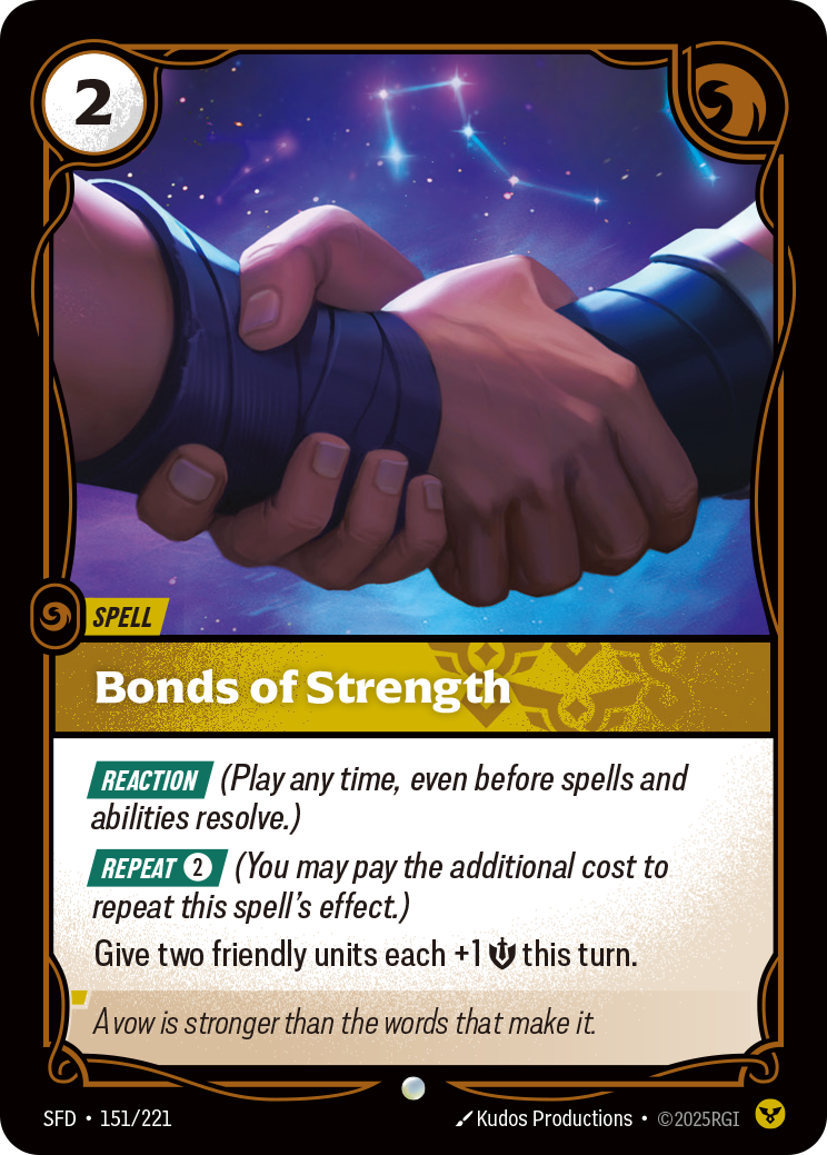 Riftbound Spell: Bonds of Strength